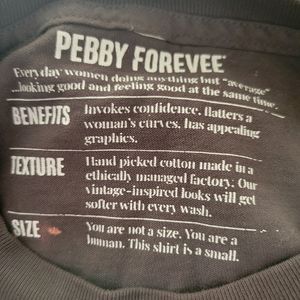 PEBBY BASICS BLEACHED OUT STONE SIDE SLIT TEE - Bleached Stone / S